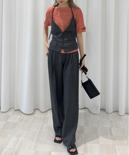 Ameri（アメリ） サロペット オーバーオール MEDI VESTIER SET PANTS