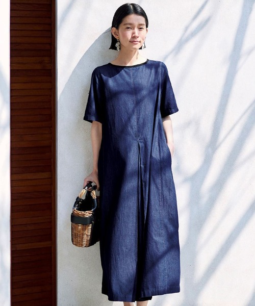 Sunny clouds（サニークラウズ） ワンピース すっきりとしたデニム