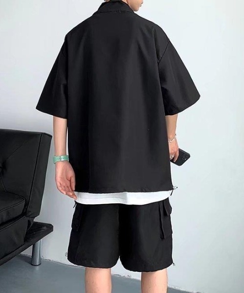 シャツ 「セット商品」ドロスト ハーフジッププルオーバー カーゴ