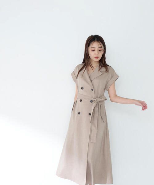 ナチュラルビューティーベーシック ♡ トレンチワンピース NATURAL BEAUTY BASIC（ナチュラルビューティーベーシック）の