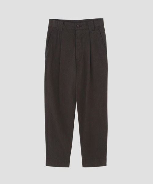 【美品】MHL. 23AW グルカパンツ チノパンツ ワイドパンツ ブラック L 美品】MHL. 23AW グルカパンツ チノパンツ ワイドパンツ