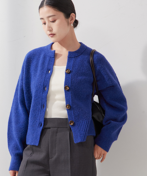 【たに】カーディガンS ブルー、チャコールグレーＳ（2点まとめ買い) journal standard L'essage（ジャーナルスタンダード レサージュ