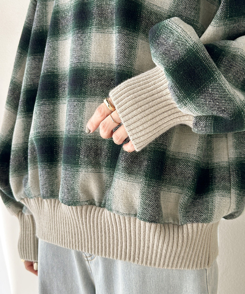 「classicalelf」 長袖カットソー MEDIUM ブルー レディース_画像8