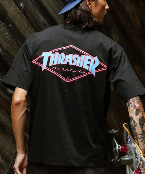 THRASHER（スラッシャー） tシャツ DIAMOND LOGO UTILITY S/S T-SHIRTS