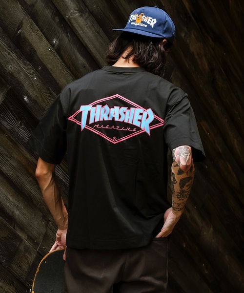 THRASHER（スラッシャー） tシャツ DIAMOND LOGO UTILITY S/S T-SHIRTS