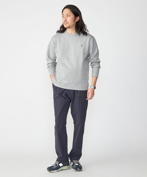 「SHIPS」 長(zhǎng)袖Tシャツ MEDIUM ベージュ メンズ