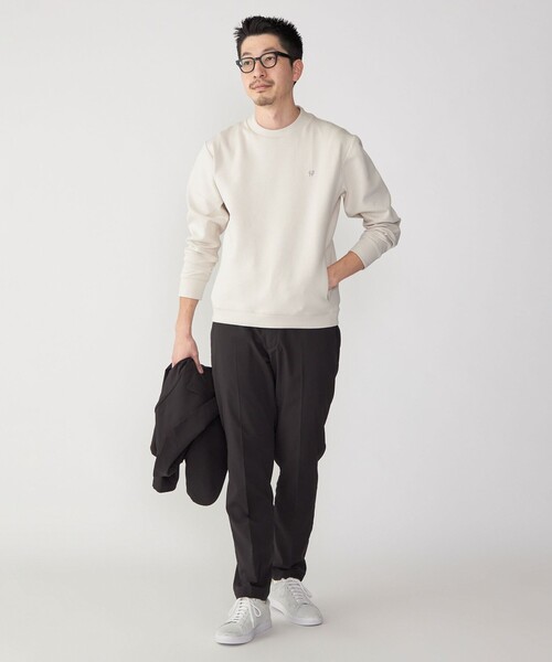 「SHIPS」 長(zhǎng)袖Tシャツ MEDIUM ベージュ メンズ