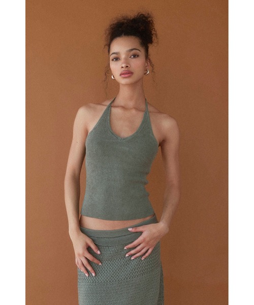 ALEXIA STAM（アリシアスタン） カップ付き キャミソール Halter Neck