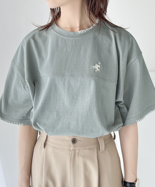 「Java」 半袖Tシャツ SMALL イエロー レディース