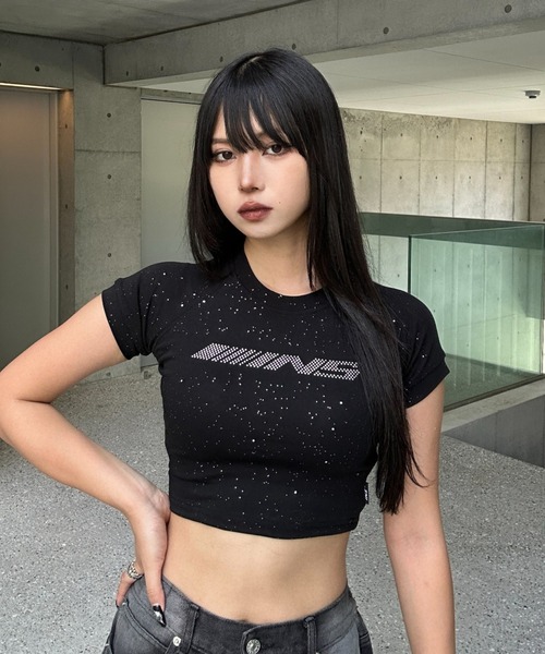 トップス kirakira KsG tシャツ kirakira cropped logo tops レディース メンズ