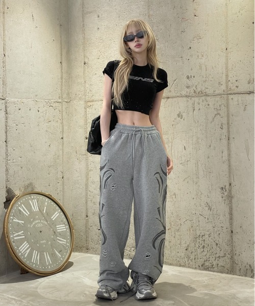 KsG tシャツ kirakira cropped logo tops レディース メンズ