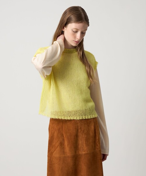 ベスト ジレ 「Steven Alan」モヘヤ ミックス ニット ベスト レディース STEVEN ALAN ベスト ジレ 「Steven Alan」モヘヤ ミックス