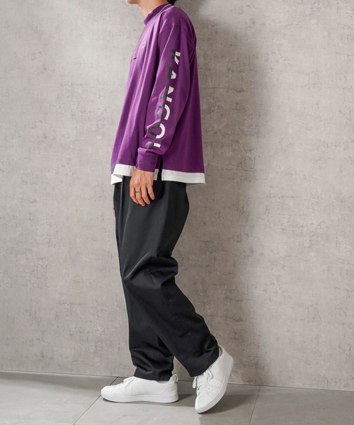 「KANGOL」 長(zhǎng)袖Tシャツ X-LARGE ホワイト メンズ