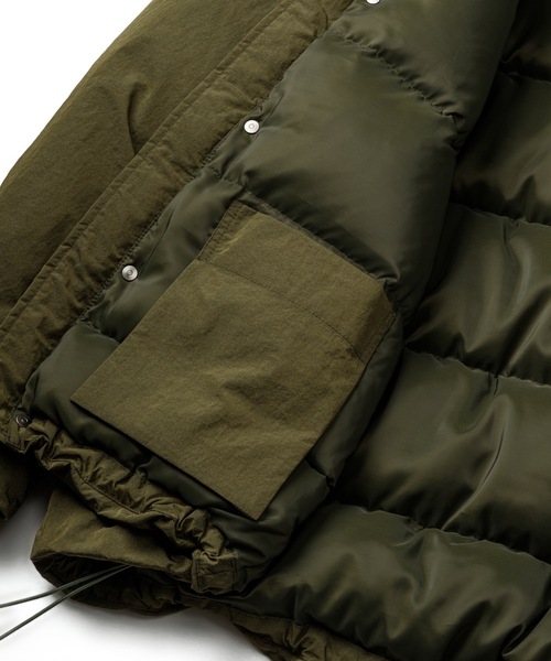 小松マテーレ リラックス フード ダウンジャケット ―700FP 撥水機能― ダウンジャケット ダウン CORDURA Ultimate Down Jacket / コーデュラナイロンダウンジャケット メンズ