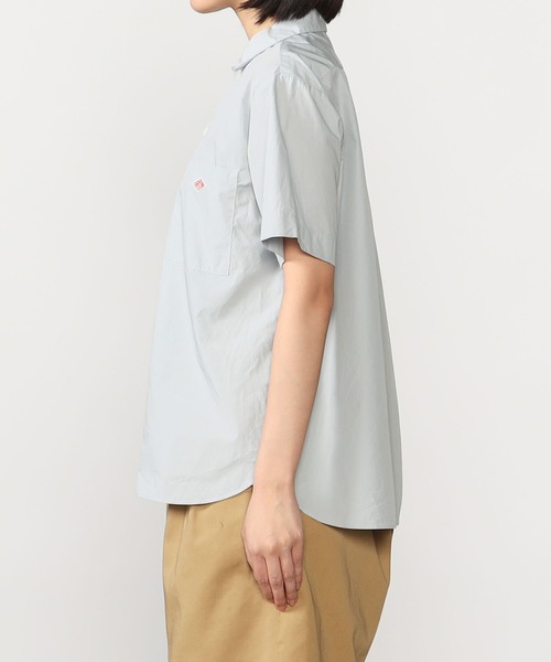 Danton 「DANTON」 半袖シャツ 34 ネイビー レディース