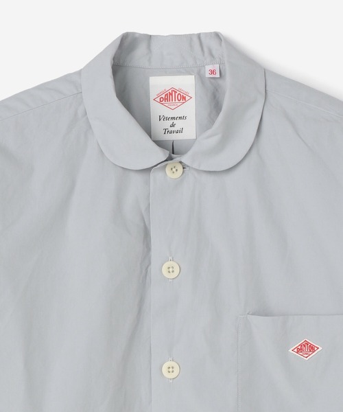 Danton 「DANTON」 半袖シャツ 34 ネイビー レディース