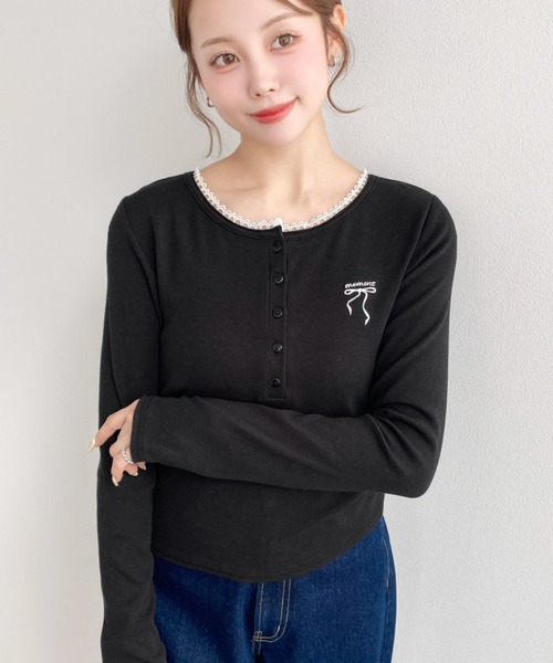 ユキ★ESSENTIAL レイヤードデザインリブトップス ブラック Reol_ZeppTour_goods_ZIPHOODIE_