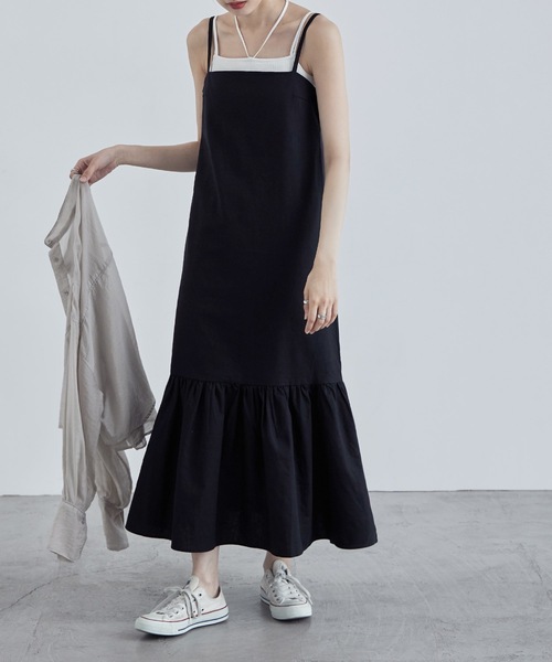 「etoll.」 キャミソールワンピース FREE アイボリー レディース_画像2