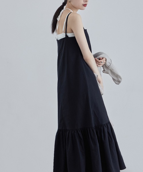「etoll.」 キャミソールワンピース FREE アイボリー レディース_画像4