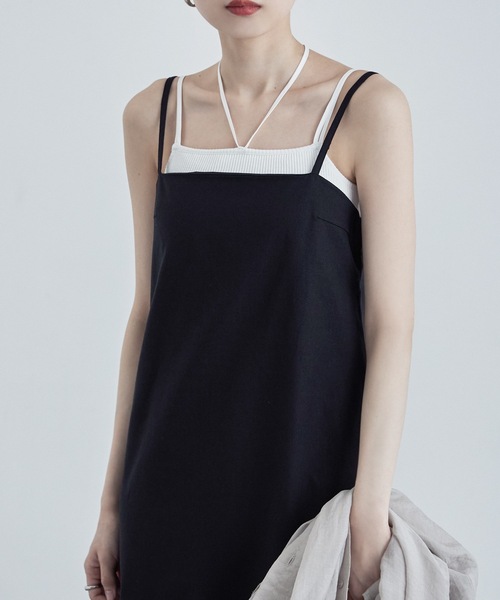 「etoll.」 キャミソールワンピース FREE アイボリー レディース_画像6