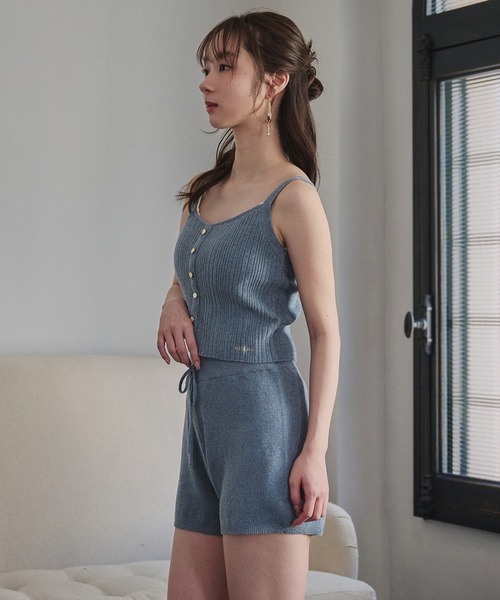 mideal パジャマ ルームウェア room wear cami × short pants
