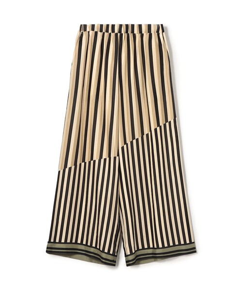 GALERIE VIE（ギャルリー ヴィー） パンツ シルクハブタエストライプ