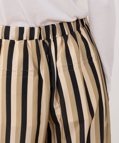 GALERIE VIE（ギャルリー ヴィー） パンツ シルクハブタエストライプ