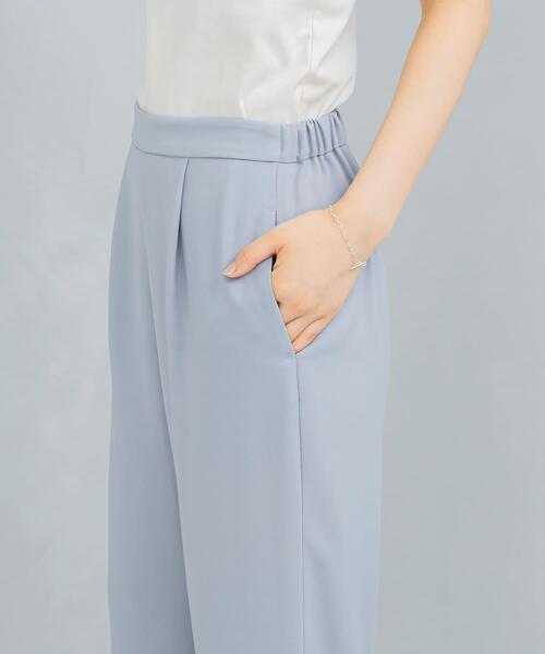 パンツ ストレッチジョーゼットイージーパンツ レディース : ZOZOTOWN