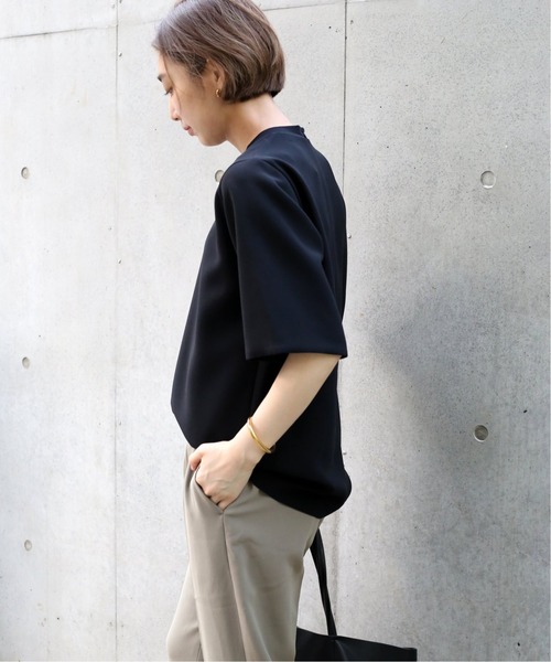 「CINOH」 半袖ブラウス FREE ブラック レディース_画像2