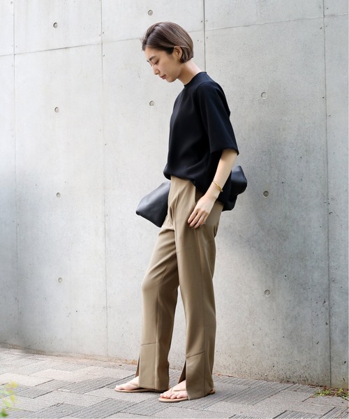 「CINOH」 半袖ブラウス FREE ブラック レディース_画像4