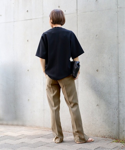 「CINOH」 半袖ブラウス FREE ブラック レディース_画像8