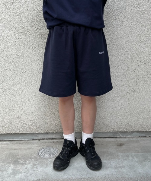 「BROKEN BASE」 ハーフパンツ LARGE ネイビー メンズ_画像3