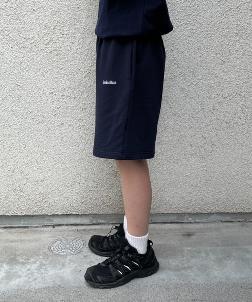 「BROKEN BASE」 ハーフパンツ LARGE ネイビー メンズ_画像4