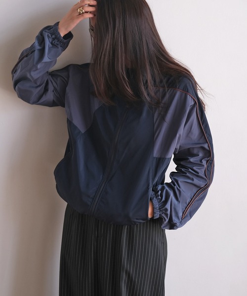 AKTE（アクテ） コート アウター コントラストトラックジャケット