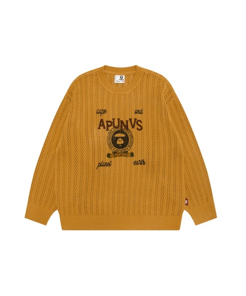 【美品】A BATHING APE ニット レディースM〜L AAPE BY A BATHING APE（エーエイプバイアベイシングエイプ） ニット