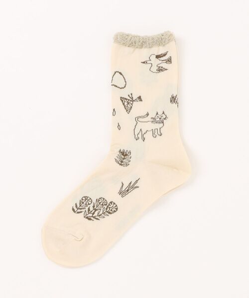 ふーかページです♥️ SUPER HAKKA（スーパーハッカ） 靴下 SUPER HAKKA×保坂優子 「森と