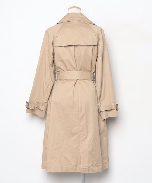 「BEAMS HEART」 トレンチコート S ベージュ レディース_画像2