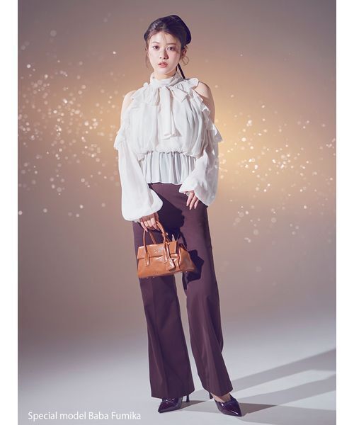 SNIDEL（スナイデル） ボストンバッグ フラップボストンバッグ