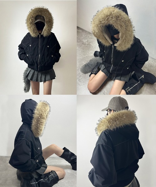 FOLLOWIN（フォロウィン） ブルゾン アウター 「FOLLOWIN MADE/ファー 