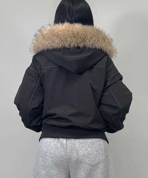 FOLLOWIN（フォロウィン） ブルゾン アウター 「ファー取り外し可能