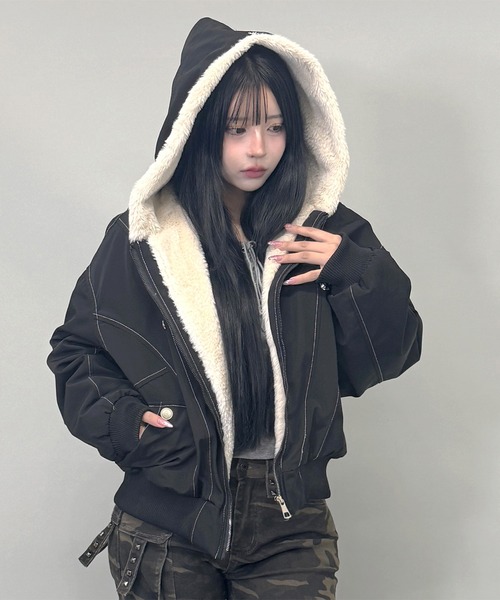 FOLLOWIN（フォロウィン） ブルゾン アウター 「FOLLOWIN MADE/ファー 