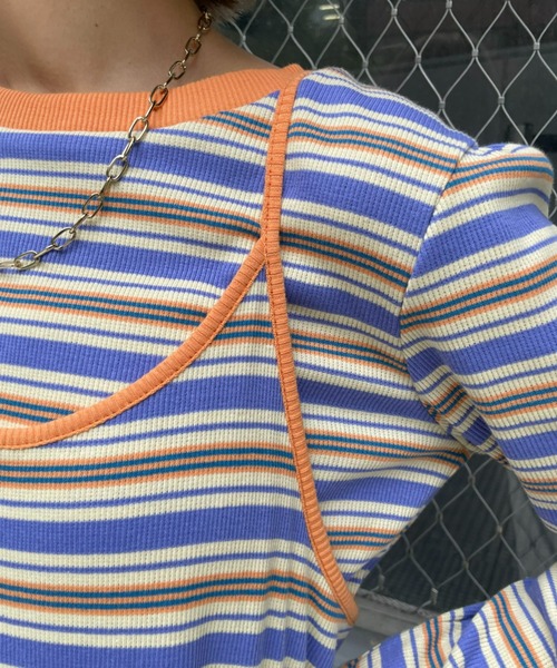 「HELLO.SANFRANCISCO」 キャミソールワンピース FREE グリーン レディース_画像6