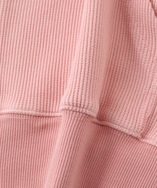 WOKE EDGE（ウォークエッジ） パーカー Washed Thermal Zip Hoodie