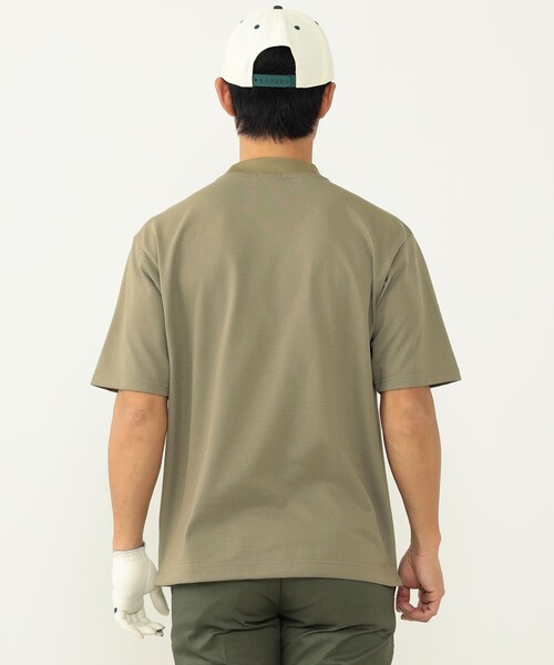 「BEAMS GOLF」 半袖Tシャツ L ブラック メンズの画像