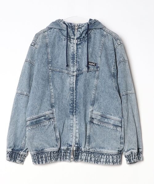 x-girl スカジャン X-girl（エックスガール） スカジャン 2 ブルー レディース : ZOZOTOWN