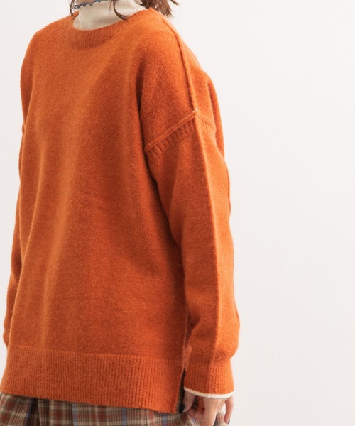 「POU DOU DOU」 長袖ニット 3 キナリ レディース_画像7