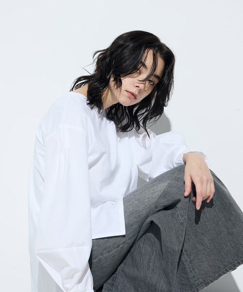 Gabardine K.T（ギャバジンK.T） tシャツ 80ポンチ 袖パフカットソー