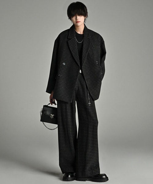 「ADRER」 テーラードジャケット M ブラック メンズ_画像7