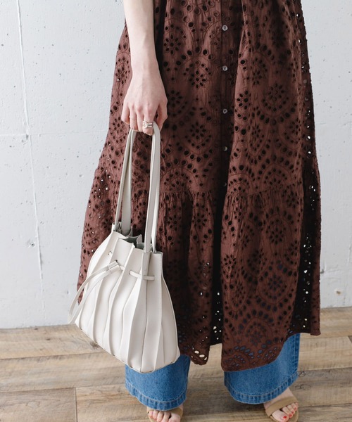 「URBAN RESEARCH Sonny Label」 長袖ワンピース FREE ネイビー レディース_画像9