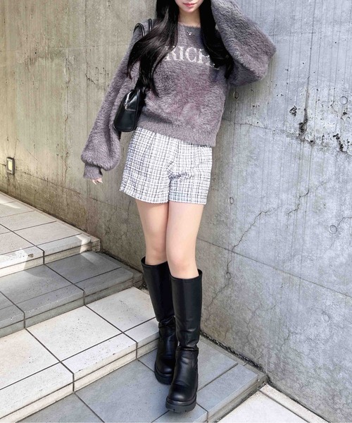 INGNI（イング） パンツ ツイードショートパンツ レディース